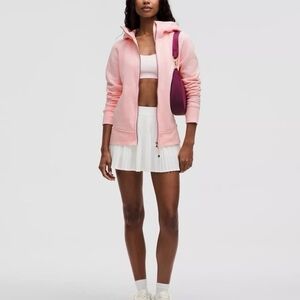 Lululemon Pink Scuba Full-Zip Hoodie